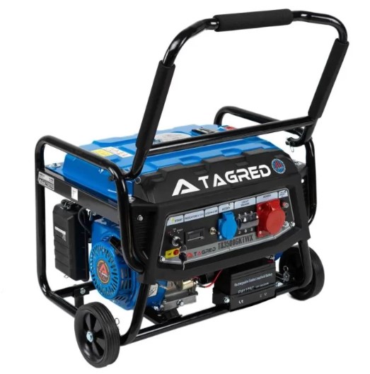 Генератор бензиновий TAGRED 3 фази (220/380В), 3кВт, (TA3500GKTWX)